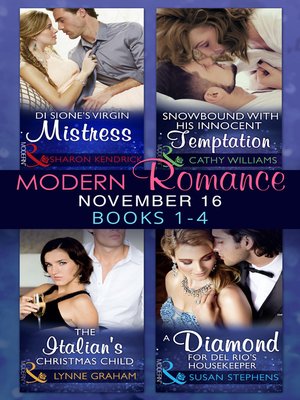 cover image of Modern Romance November 2016 Books 1-4